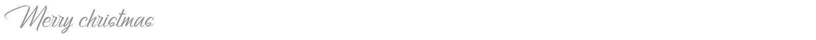 Merry Christmas font preview
